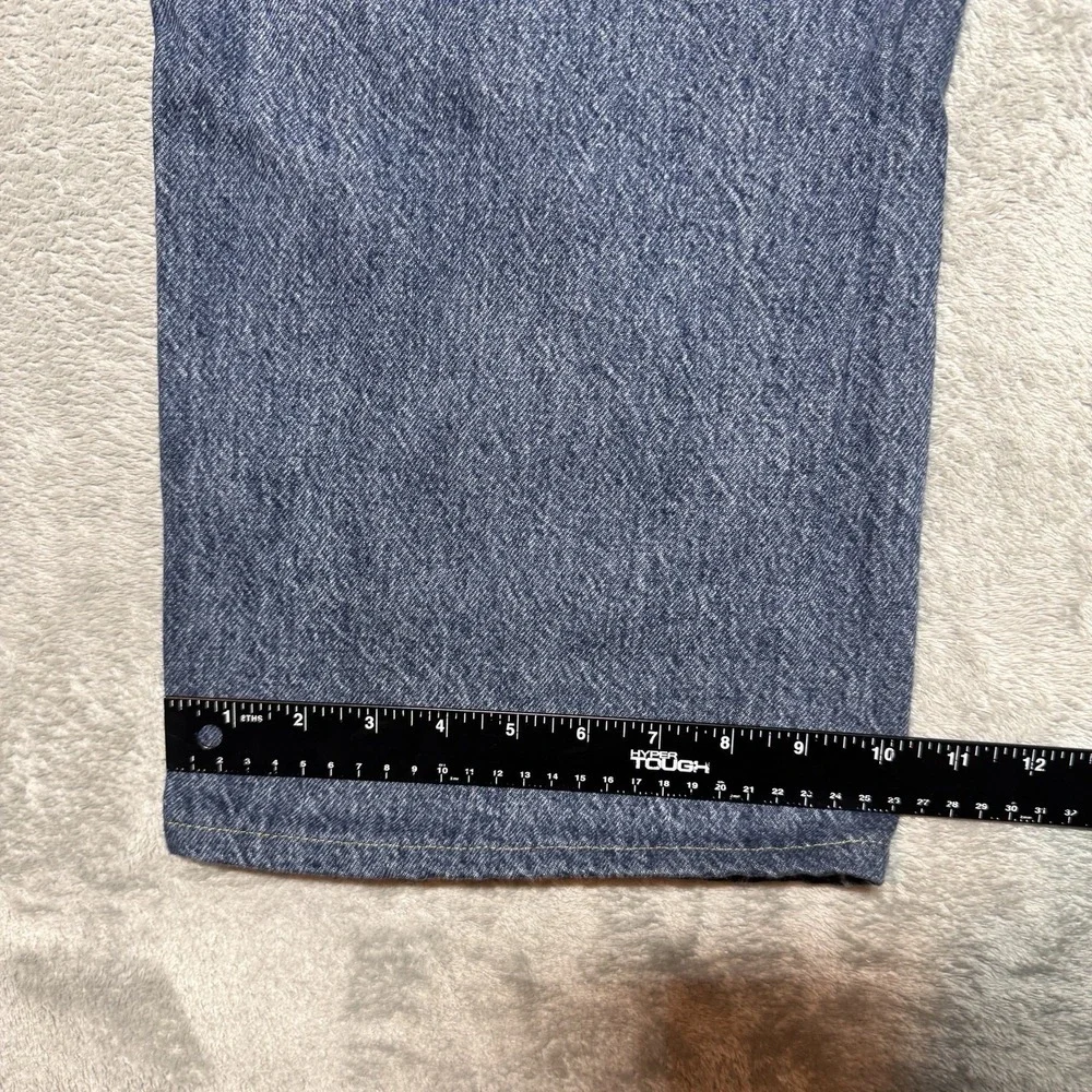 Levi's 565 Loose Straight Fit Jeans Men's 40x27 (Tagged 40x30) Blue Altered‎
